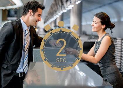 Gestionarea vizitatorilor pe bază de identificare